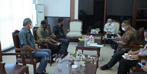 Sampaikan Program Kerja, Bupati Asahan Terima Audiensi PHDI