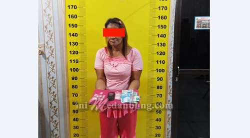 Edarkan Sabu Dirumah, IRT Diamankan Satreskrim Polres Asahan