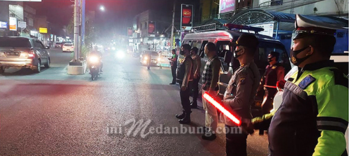 Operasi Yustisi 2022, Personel Polres Asahan Tegur Warga Tidak Patuhi Prokes