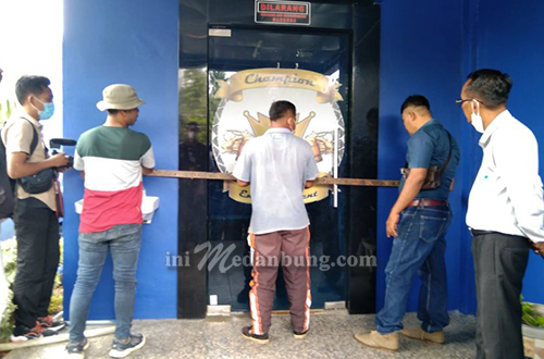Bupati Langkat Berhasil Segel Diskotik Champion Blue Star