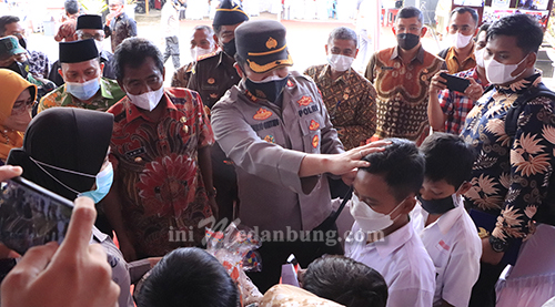 Hadapi PTM 100 Persen, Pemko Binjai Vaksinasi Perdana Pelajar Usia 6-12 Tahun