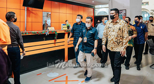 Bobby Nasution Dukung Kantor Pos Medan Jadi Pos Bloc