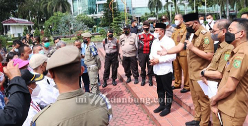 Temui Aksi APPSINDO, Bobby Nasution Janji Selesaikan  Permasalahan  Pasar