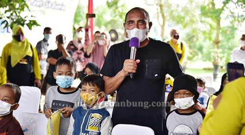 Peringati Hari Kanker Anak Internasional, Edy Rahmayadi Bermain dan Bersama Anak-anak Penderita Kanker