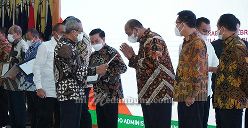 Pemkab Langkat Terima Apresiasi KPK RI, Sebagai Penyelamat Aset Bergerak Terbaik