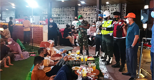 OPS Yustisi, Waka Polres Asahan: 1 Tempat Usaha Ditutup, Karena Melanggar Prokes