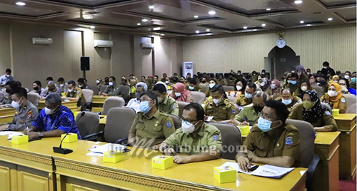 Koordinasi Percepatan Penanganan Virus Covid-19 di wilayah Kota Binjai