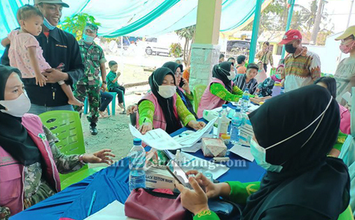 Perdana, Pemkab Sergai Gelar Pasar Murah Sekaligus Vaksinasi di Tanjung Beringin dan Dolok Masihul