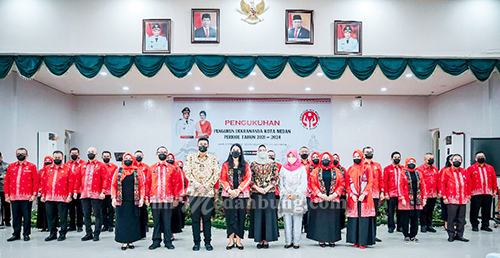 Pengurus Dekranasda Kota Medan Dikukuhkan, Bobby: Jalankan Amanah dan Tingkatkan Perekonomian