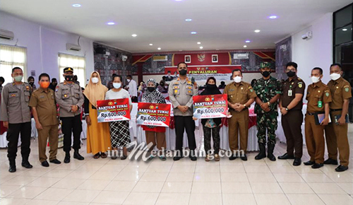 Kapolres Bersama Forkopimda Asahan Serahkan BTPKLWN dan BTPKLW kepada Masyarakat