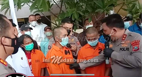Dihadapan Kapoldasu Geng Motor Mengaku Membacok Korban