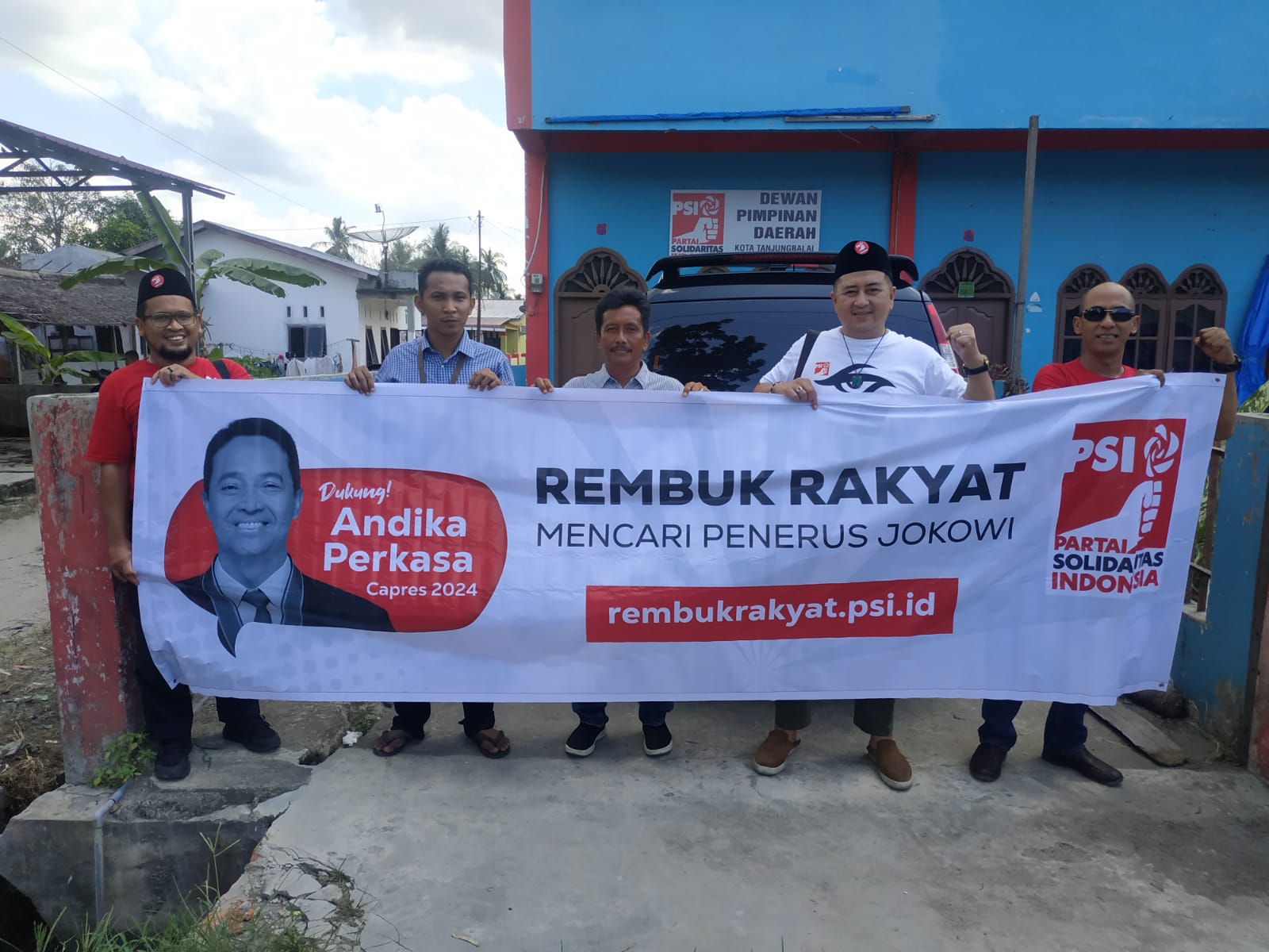 Sosialisasi Rembuk Rakyat PSI, Ketua DPW PSI Sumut Turun Ke Tanjung Balai