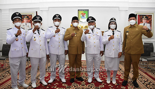 Lantik Kades Terpilih, Bupati Sergai Sampaikan 6 Pesan Penting