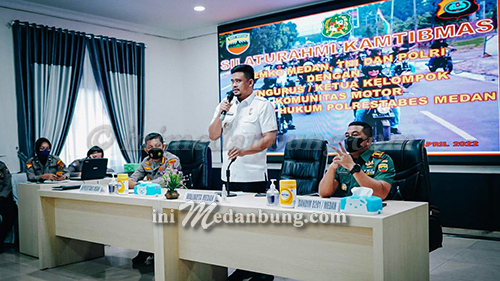 Bobby Nasution Ajak Seluruh Komunitas Motor Jaga Kamtibmas