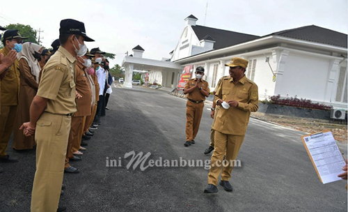 Hari Pertama Kerja Pasca Libur Lebaran, 98% ASN Pemkab Sergai Hadir