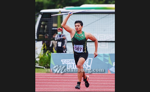 Sea Games 2022, Atlet Lempar Lembing Putra Binjai Raih Medali Perak