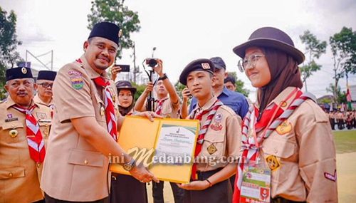 Bobby Nasution Ajak Pramuka Jadikan Medan Kota Hijau
