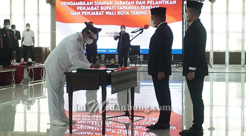 Gubsu Lantik Sekretaris Daerah Jadi Pj Walikota Tebingtinggi