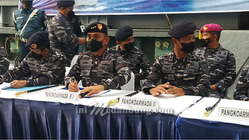 TNI AL Tangkap Seludupan “Migor” 34 Kontiner ke Luar Negeri di Belawan