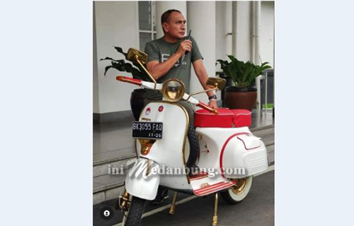 Penggemar Vespa Sumut Bangga Edy Rahmayadi