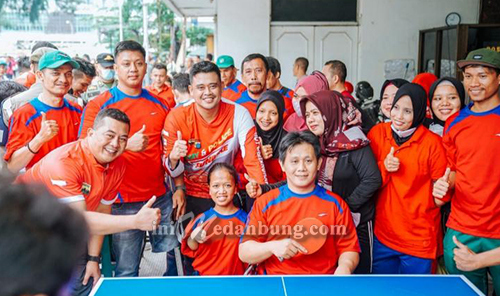 CFD Bersama Warga, Bobby Ajak Masyarakat Jaga Kerukunan Kota Medan