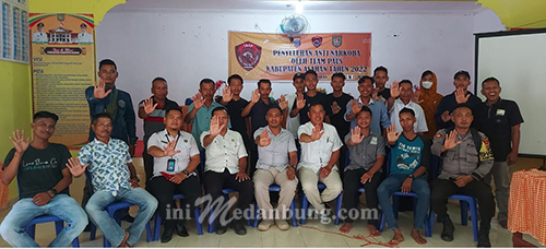 Tim Paus Asahan Sosialisasi P4GN di Balai Desa Taman Sari