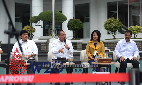 Gubsu Minta Semua Pihak Berkontribusi Sukseskan W20