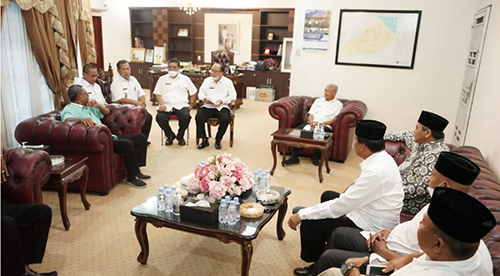 Bupati Asahan Terima Audiensi Purnabakti PNS Kabupaten Asahan