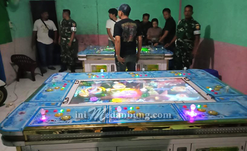 Polres Asahan Grebek 4 Lokasi Judi Tembak Ikan dan Amankan 10 Tersangka