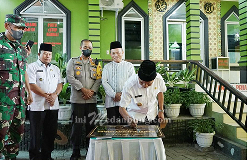 Bupati Asahan Resmikan Masjid Al- Husain Zahara di Kecamatan Air Batu