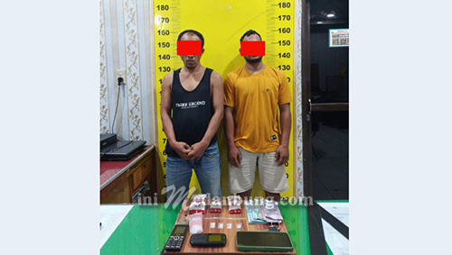Sembunyikan Sabu di Pot Bunga, 2 Pria Sei Kamah Diringkus Polres Asahan