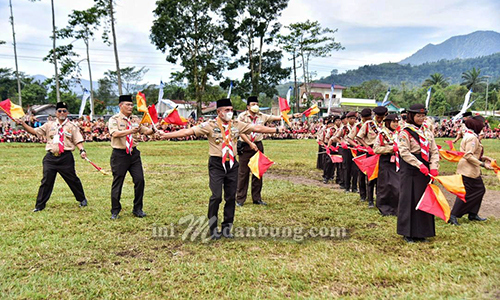Dihadapan Ribuan Pramuka, Gubsu Sebut Pramuka Buat Dirinya Jadi Gubernur