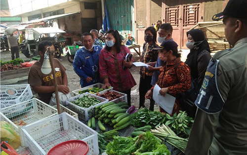 Satgas Pangan Tebing Tinggi Sidak Kebutuhan Pokok Dilapangan