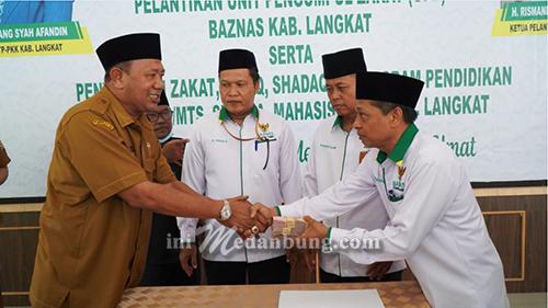 Berikan Contoh, Afandin Zakatkan Rp50 juta Diterima Baznas