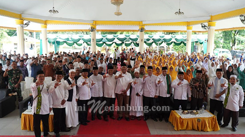 Afandin Hadiri Tabligh Akbar & Bazar UMKM Syariah