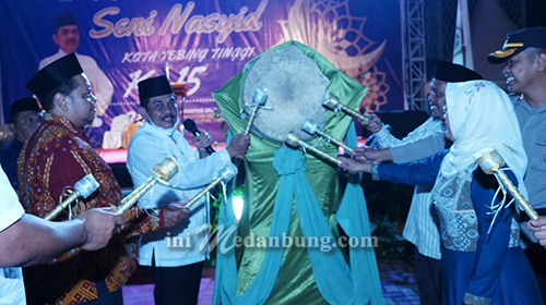 Pj Walikota Buka Festival Seni Nasyid (Fsn) ke-15 Kota Tebing Tinggi Tahun 2022