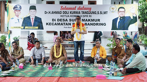 Wabup Asahan Dampingi Ketua Komisi II DPR RI Silaturrahmi di  Pulo Bandring