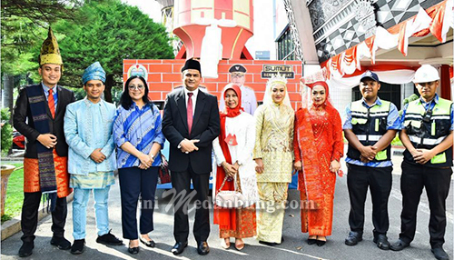 Dirut Perumda Tirtanadi Ikuti Upacara HUT RI Pemprovsu dan Berpartisipasi Mobil Hias