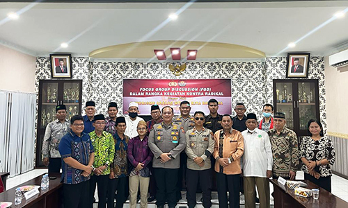 Santri Ponpes Sabilul Mukminin Terima Pendalaman Kontra Radikal Divisi Humas Polri