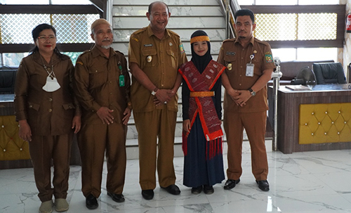 Muti Hardita Siswi SMPN-3 Babalan Mengikuti lomba FLS2N
