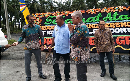 Plt Bupati Langkat Hadiri Peletakan Batu Pertama Pembangunan BioCNG