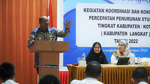 Afandin Ingin Penurunan Angka Stunting di Langkat Tercapai