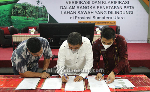 Lahan Sawah Dilindungi Indikatif di Medan yang Dipertahankan Seluas 0 Hektar
