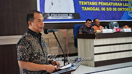 Dishub Langkat Gelar Bimtek Peningkatan SDM Pengaturan Lalulintas
