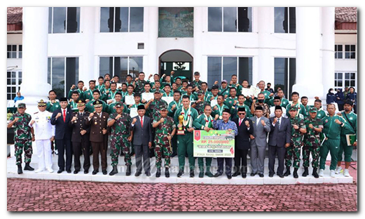 Forkopimda Asahan Sambut Kedatangan Pangdam I/BB