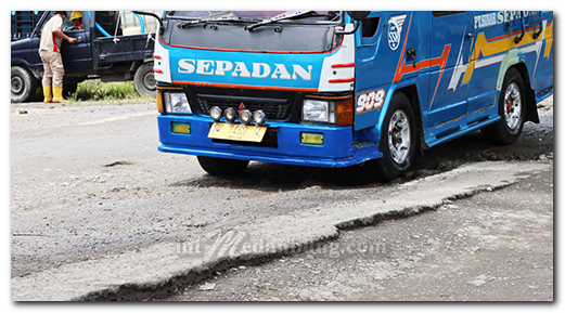 Pengerjaan Lambat Baskami Minta Kontraktor Genjot Perbaikan Jalan Kawasan Simalungun