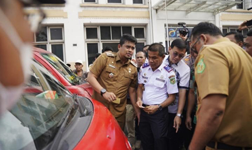 Bobby Resmikan Program Sibonas, Supir Angkot Berharap Penumpang Kembali Ramai