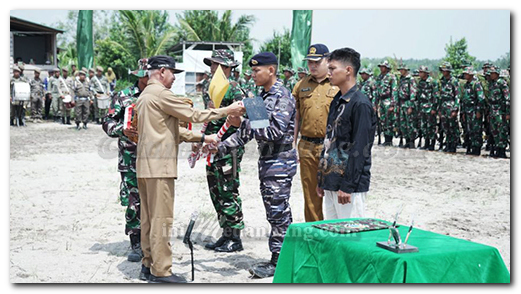 Bupati Asahan Pimpin Upacara Pembukaan TMMD ke-115