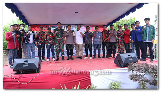 Wakil Bupati Asahan Hadiri Peresmian Kampung Kebangsaan Polres Asahan
