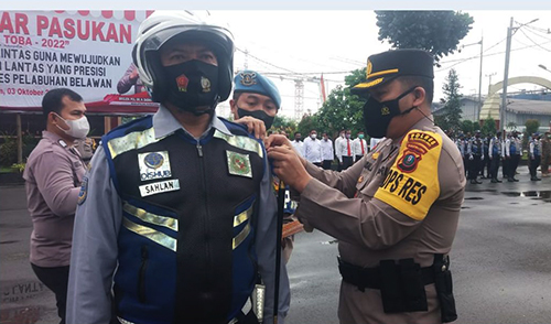 Kapolres Pelabuhan Belawan Menggelar Oprasi Zebra Toba 2022